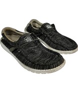 Hey Dude Wally Stretch Mix Slip On Loafer Mens size 9 Meteorite (VGC) - €22,20 EUR