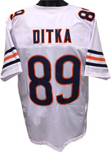 Mike Ditka unsigned White TB Custom Stitched Pro Style Football Jersey XL - $44.95