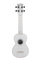 Kala KA-WMT-CL-S Waterman Soprano Ukulele, Transparent Frosted Glass - £39.83 GBP