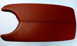 ATS 2013-18 kona brown leather armrest console lid, latch &amp; storage bin OEM blem - £26.99 GBP