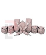 8-Piece Black Genuine Leather Restraint Kit  Includes Wrist, Ankle, Thig... - $97.64 CAD