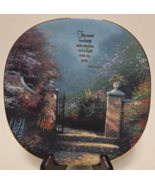 Thomas Kinkade Hanging Plate Heaven On Earth  &quot;Thy Word Is A Lamp&quot; r54 - $376.79 MXN
