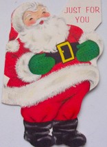 Vintage Hallmark Just For You Santa Child’s Christmas Card  - £3.04 GBP