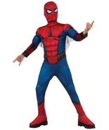 Boys Spiderman Winged Muscle Boot Tops Halloween Costume Marvel-size 8/10 - £21.92 GBP