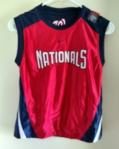 Nike Washington Nationals Reversible Tank Top Jersey Red &amp; Blue Size S - £15.63 GBP