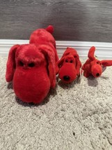 Retired Ty Beanie Buddy, Beanie Baby &amp; Jingle Baby Rover The Red Dog Lot Of 3 - £12.82 GBP