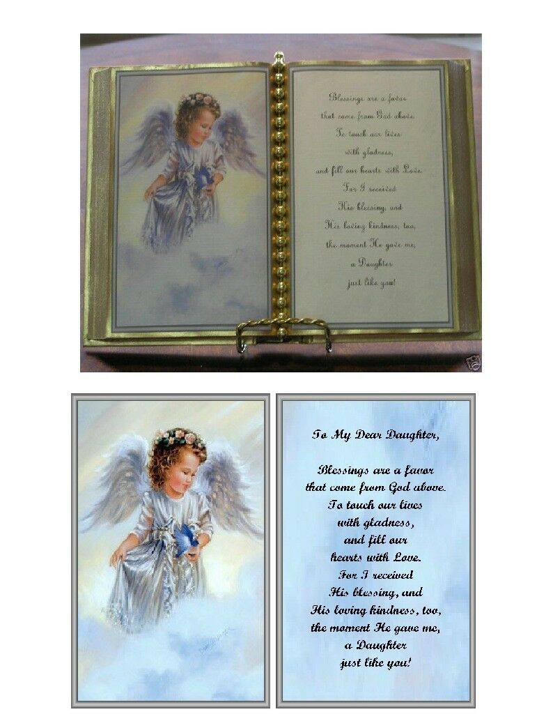 Primary image for Personalized Daughter Birthday/Mother's Day /Christmas Gift/ Angel with Bluebird