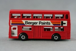 Vintage Matchbox Lesney Toy Londoner Double Decker Bus Berger Paints Adv... - £11.50 GBP