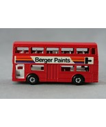 Vintage Matchbox Lesney Toy Londoner Double Decker Bus Berger Paints Adv... - £11.33 GBP