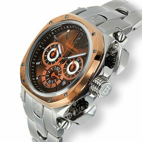 Baldinini Men&#39;s Chronographer Watches |  Chronograph Burgundy/Orange (62... - $245.00