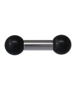 5mm gauge (4g) Eclipse Barbell, Internally threaded 316L stainless steel - $15.45