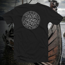 Valhalla #2 COTTON T-SHIRT Norse Viking Rune Saxon Ward Magic Pagan Symbol - £18.34 GBP+