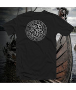 Valhalla #2 COTTON T-SHIRT Norse Viking Rune Saxon Ward Magic Pagan Symbol - $26.51 CAD+