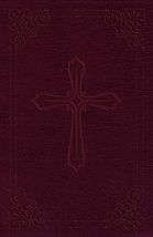 NIV Compact Bible - Burgundy LeatherSoft w/ Cross - £15.68 GBP