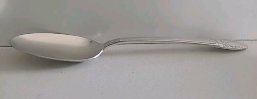 1847 Rogers Bros FIRST LOVE International Silver Plate Solid Serving Spoon
