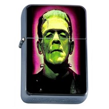 Classic Horror Monster Pink Silver Flip Top Oil Lighter Horror - $14.80