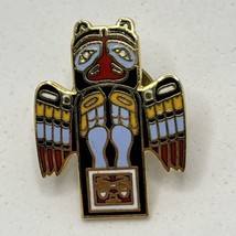 Native American Owl Bird Animal Enamel Lapel Hat Pin Pinback - $5.95