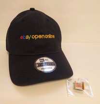 NEW 2021 EBAY OPEN Online “Sell Yeah” Baseball Hat Black Adj Cap &amp; Lapel... - $8.89