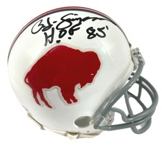OJ Simpson Signed Inscribed HOF 85 Buffalo Bills Mini Helmet JSA COA OJ Orenthal - £237.00 GBP