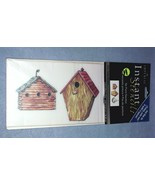 Imperial Instant Stencils Birdhouses 12 Sheets Rub On - $5.99