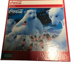 Coca-Cola Polar Bears Holiday Collection Jigsaw Puzzle 1000 Piece by Buf... - $5.63