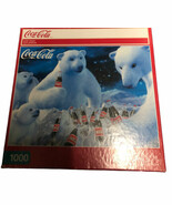 Coca-Cola Polar Bears Holiday Collection Jigsaw Puzzle 1000 Piece by Buf... - $7.72 CAD
