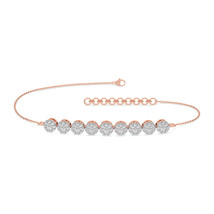 Authenticity Guarantee 
14k Rose Gold 1Ct TDW Lab Created Round Diamond ... - $1,569.99