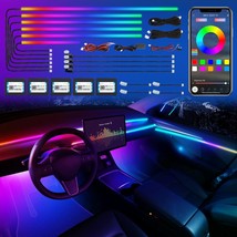 Dreamcolor Acrylic Interior Car Led Strip Light With Wireless App, Rgb 1... - $119.96