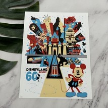 Disneyland 60th Anniversary Art Print Decades Susan Foy 95-04 Retro Cast... - £32.20 GBP