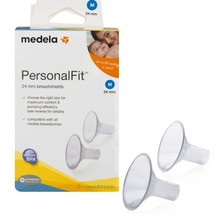 Medela PersonalFit Breast Shields 24mm (Set of 2) – Clear, BPA-Free - $180.48 MXN