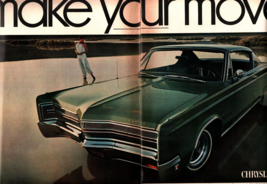 1968 Chrysler 300 &quot;Make Your Move&quot; Pretty women 400 V-8 375 HP 2Page Print Ad a3 - £19.16 GBP