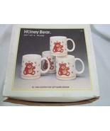 Vintage Set of 4 Honey Bear Mugs United Silver &amp; Cutlery Co - €4,91 EUR