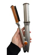 InStyler Original Rotating Hot Iron 1 1/4&quot; Barrel Silver IS1001 Tested W... - $525.58 MXN