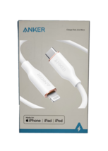 Anker - PowerLine III Flow USB-C to Lightning Cable 6-ft - White #3021 - £17.57 GBP