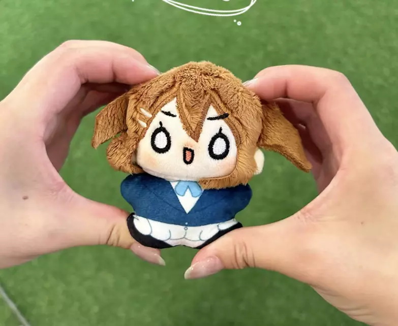 K-On Hirazawa Yu Plush Key Chain Animation Collection Doll Cartoon Toy Club Gift - £21.71 GBP