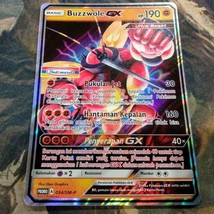 Indomaret Stamp BUZZWOLE GX PROMO 034/SM-P Pokemon TCG Indonesia Free Sh... - £19.66 GBP