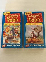 Set Of 2 Vintage VHS Disney Storybook Classics Winnie The Pooh Tigger Tapes - £7.46 GBP