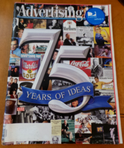 75 Years of Ideas in Advertising fr Advertising Age Magazine by decade 2005 VG+ - £27.97 GBP