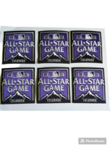 2020-21 MLB All-Star Colorado Rockies 6 Pack Embroidered Patch Size 3.25... - £36.90 GBP