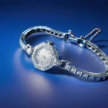 Tiffany co Diamond Platinum Deco Cocktail Watch Unique Vintage Hand made... - $28,115.25