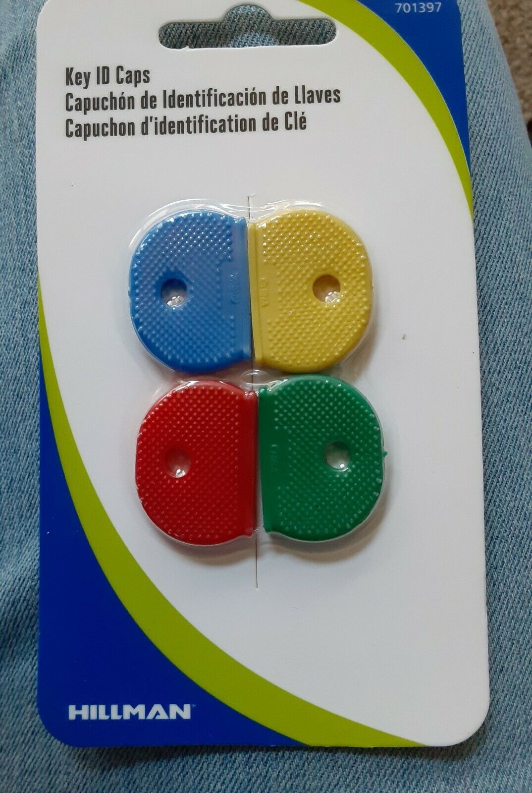 HILLMAN 701397 KEY ID CAPS 4 in package - $3.96