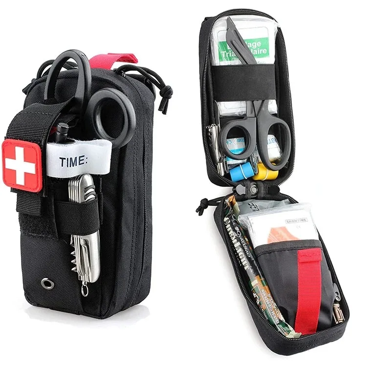 Tactical Molle Edc Pouch Empty Outdoor Medical Emt First Aid Kit Ifak Hunting - £17.64 GBP