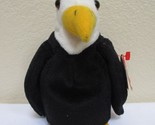 Ty Beanie Baby Baldy The Eagle 4th Generation &amp; 3rd Generation Tush Tag ... - $14.84