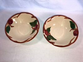 2 Franciscan Red Apple 6 Inch Bowls Mint Lot S - £11.98 GBP