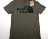 The North Face Men&#39;s Small Tee Taupe Green Heather Slime Fit New - $27.71