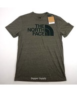 The North Face Men&#39;s Small Tee Taupe Green Heather Slime Fit New - £21.89 GBP