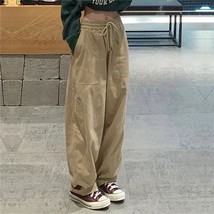 Wide-Leg Drawstring Baggy Pants - $562.94 MXN