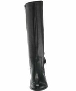 ECCO Womens Shape 55 Tall Stacked Heel Boots Black Leather 41 10-10.5 $2... - £73.76 GBP