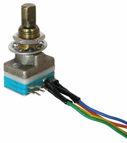 1pc  Electroswitch # C1D0203S, 2-pole, 3-position, shorting rotary switch. - $8.75