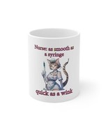 Smooth White Ceramic Nurse Mug 11oz | Nurse Graduation Gift 262 - £8.63 GBP